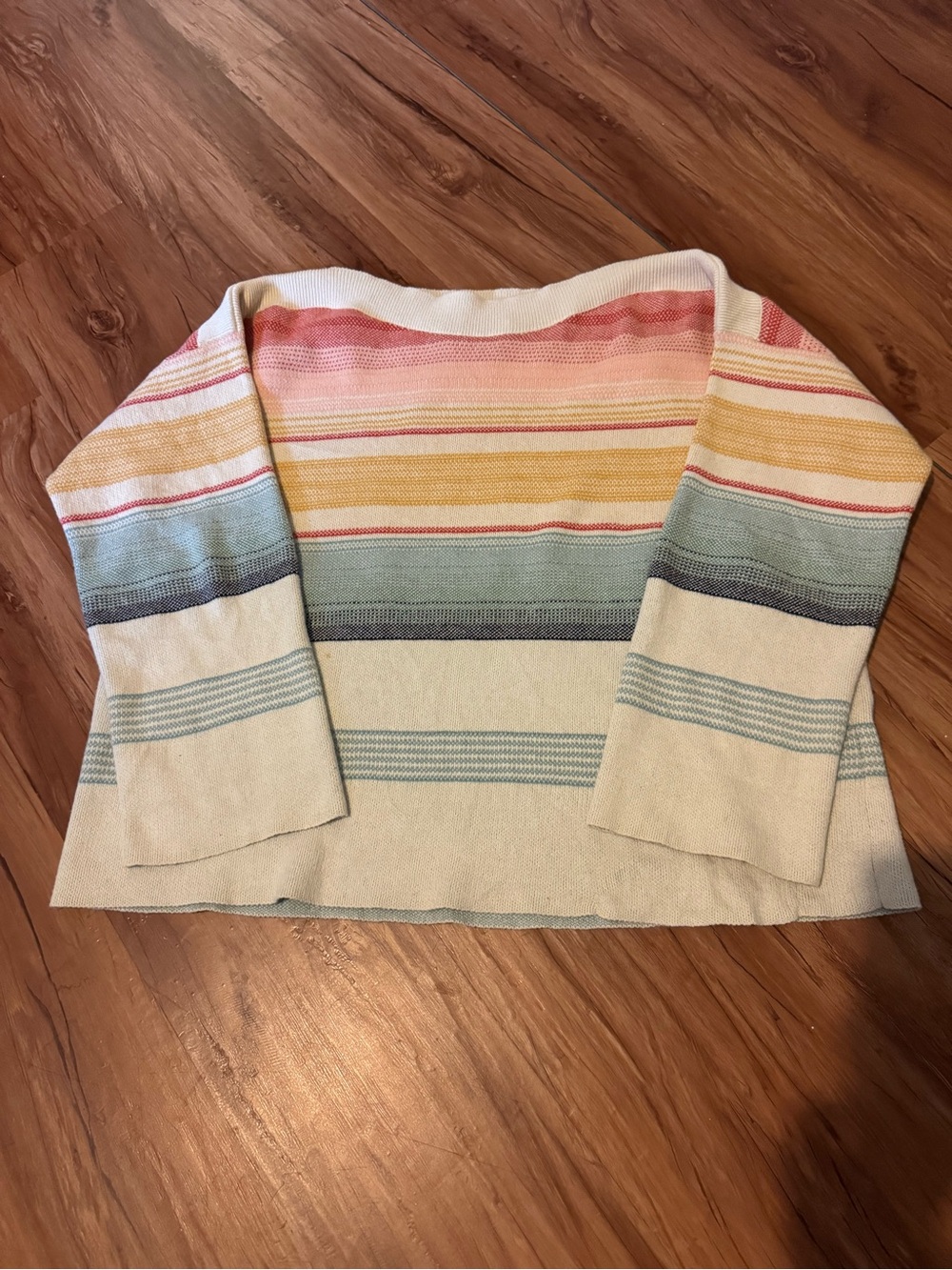 Pendleton Women's Striped Boatneck Sweater in Multi-Color